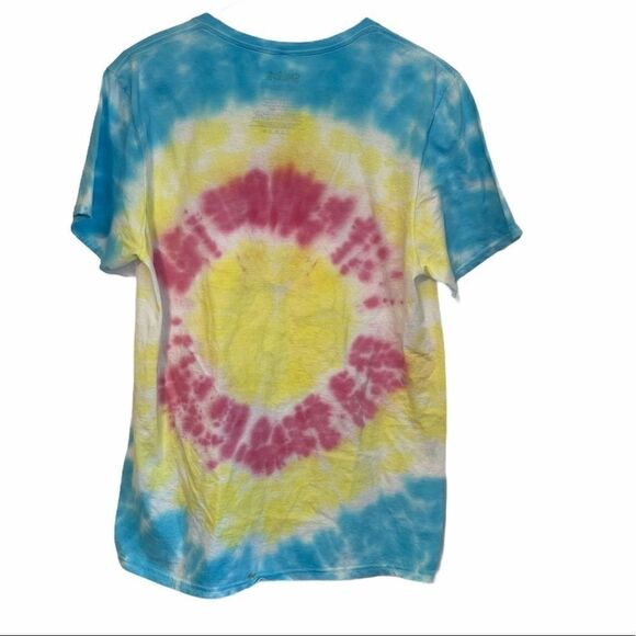 THE SMURFS Tie Dye Peyo Short Sleeves Tee Top.Size M - Picture 4 of 8